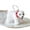 A, variant on Christmas Polar Bear Ornament White Plush Xmas Ornaments Cute Bear Decor with Scarf for Christmas Tree Furry Polar Animals Figurines Home Decor
