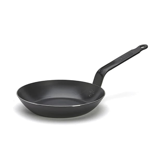 Sartén de Buyer, acero al carbono azul, 20 cm de diámetro, apta para horno