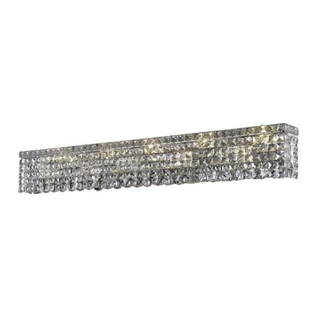

Maxime 10 light Chrome Wall Sconce Clear Royal Cut Crystal