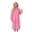 Pink, variant on Heavy Duty Long Raincoat Hooded Poncho For Outdoor Travel Hiking Trekking Full Swing Jacket Women