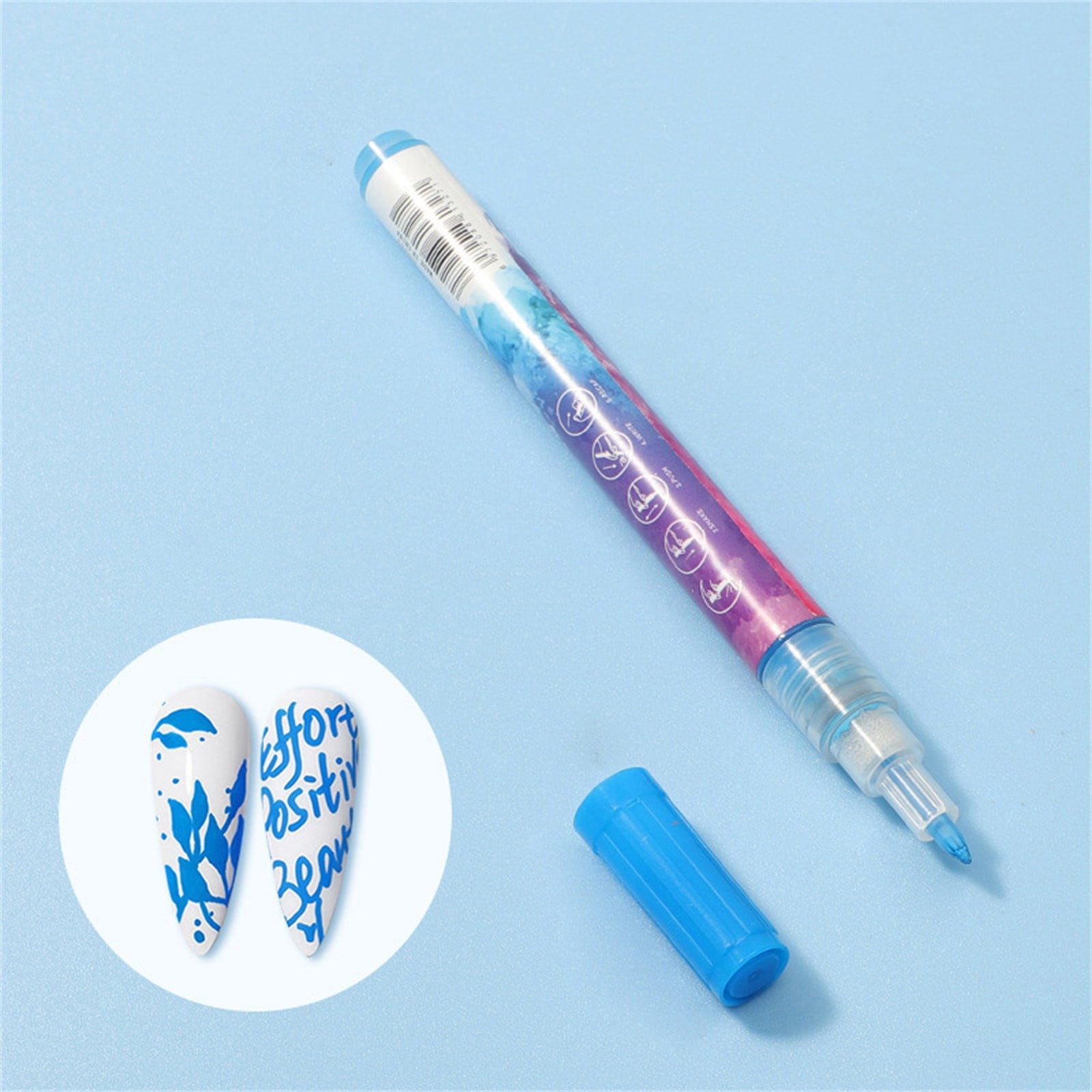 zttd nail pen nail pen waterproofs nail polish pen quick dry nail