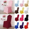 thumbnail image 7 of 1 piece of thick spandex stretch chair cover wedding party banquet decoration universal chair cover, 7 of 7