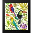 thumbnail image 2 of Del Sol, Ani 12x14 Black Modern Framed Museum Art Print Titled - Into the Tropics II, 2 of 5