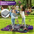 thumbnail image 4 of Beefunni Dance Mat for Kids, Light up Dancing Pad with Wireless Bluetooth Music Game Mat, Birthday Gift for Girls & Boys Ages 3-6 Years Old, 4 of 10