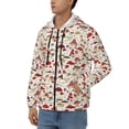 thumbnail image 3 of Honeii Cartoon Mushrooms Print Hoodies for Men, Pullover & Full Zip, Breathable Zip up Hoodie, Sweatshirt-Small, 3 of 5