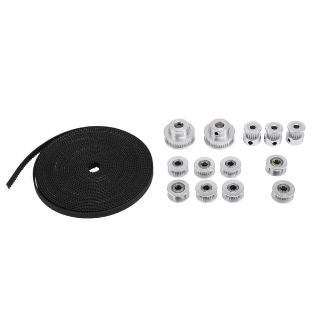 3D Printer VzBoT Vz235 Idler with 2GT Gates 6MM Belt Kit 20T Timing Pulley Bore 5mm 40T Bore 8mm