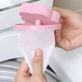 thumbnail image 3 of Coofit Filtre à Cheveux pour Machine à Laver, Sac de Filtre à Cheveux Réutilisable en Forme de Fleur, Collecteur de Charpie pour Lavage, 3 of 8