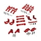 thumbnail image 3 of Kit de piezas para coche RC 1/10, accesorio de copa de dirección, práctico y directo, reemplaza a los portátiles. Rojo, 3 of 9