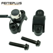 Feiteplus 7/8" Aluminum Motorcycle Horn Switch Momentary Button Electric Power Start 12V