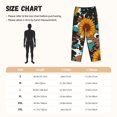 thumbnail image 3 of Bingfone Vintage Sunflowes Pattern Pajamas for Women,Pajama Pants with Pockets-Small, 3 of 6