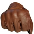 thumbnail image 4 of Men's Premium Leather Street Motorcycle Protective Cruiser Biker Gel Gloves Tan M, 4 of 6