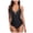 Black, variant on "Gubotare One Piece Swimsuit Women One Shoulder Tummy Control Ruched Swimsuit High Cut Brazilian Bathing Suit 1 Piece,Black M"