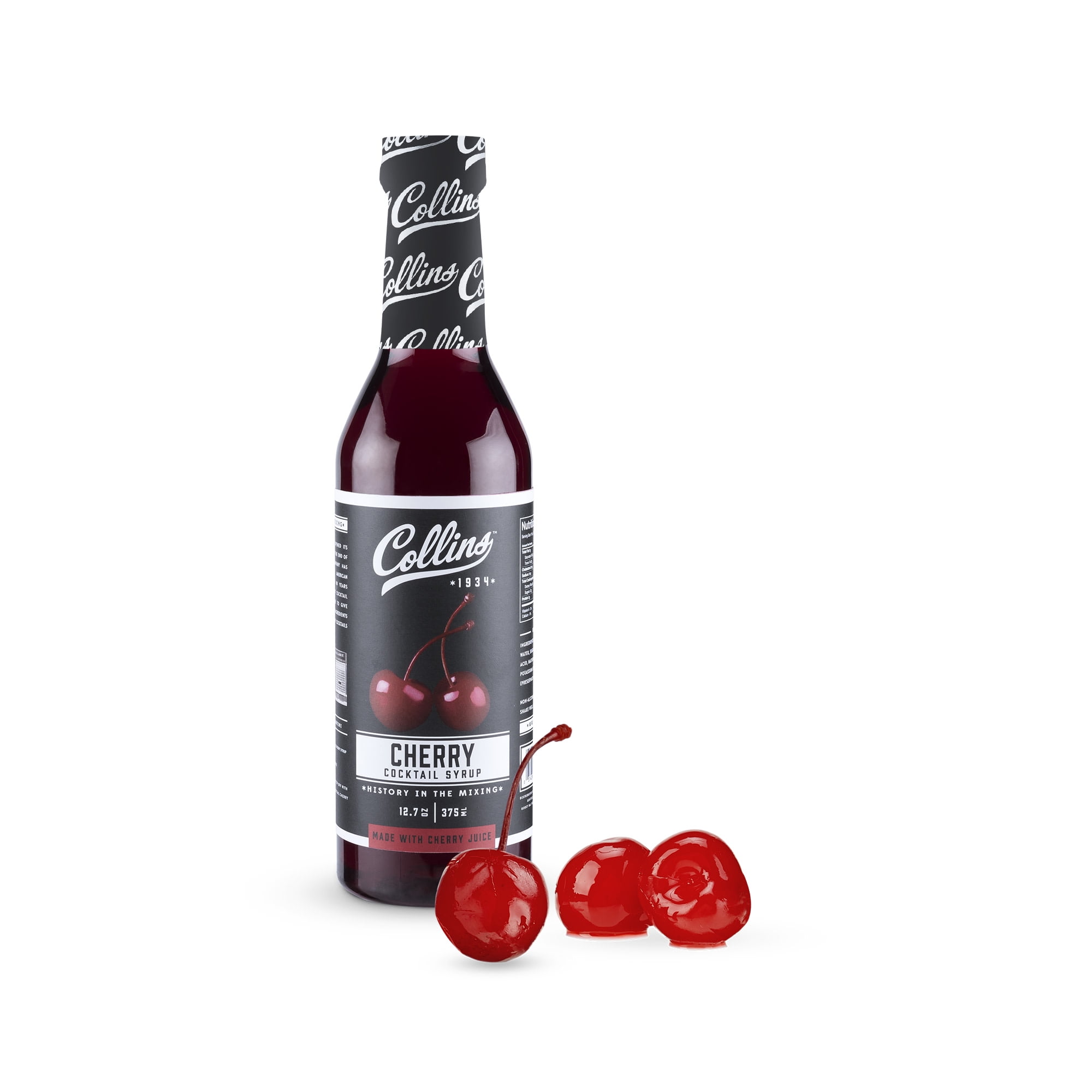 12.7 oz. Cherry Cocktail Syrup by Collins
