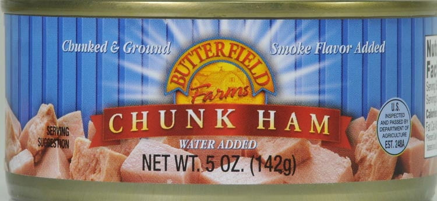 (6 pack) Butterfield Farms Chunk Ham, in Water, 5 oz Can