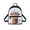 Butterfly and Cow Pattern, variant on Mystic Owl Mini Backpack, Zipper Closure Polyester Daypack for Travel Hangouts, Adjustable Strap Small Backpack for Women