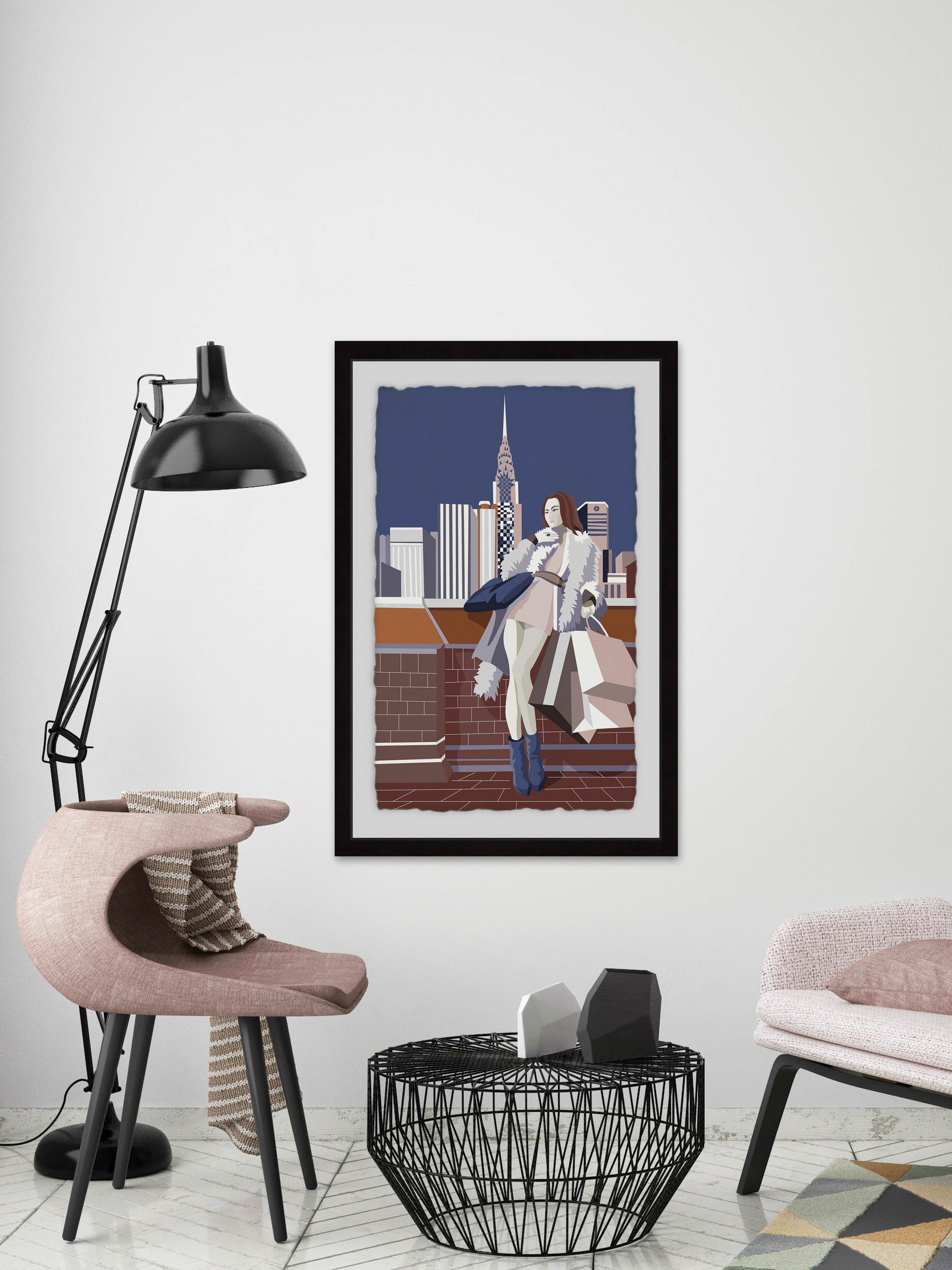 Empire Fashion Ii Framed Painting Art Print, 20.00" x 1.50"