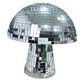 thumbnail image 1 of Silver Mushroom Disco Ball Ball Home Decor - Funky Mirror Glass Decoration for Parties, Unique Home Accent and Fun Vibes, 1 of 5