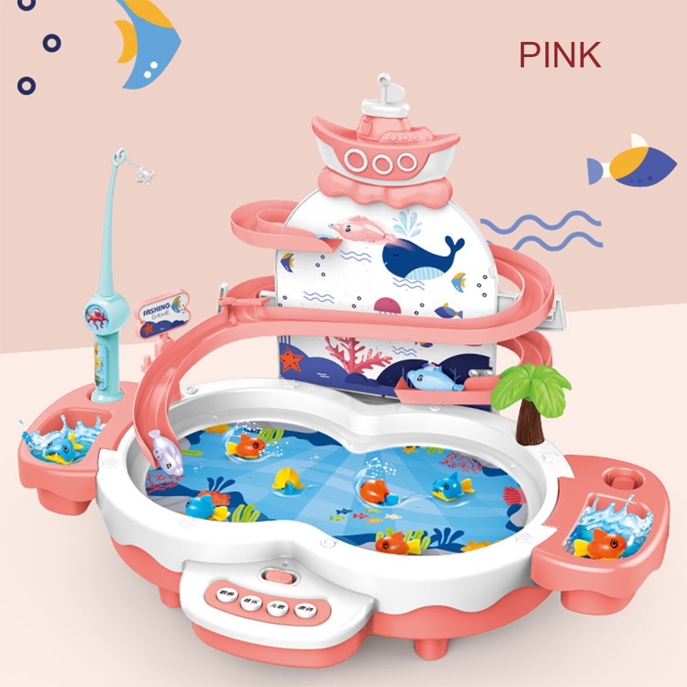 Fishing Toy Set, 3 in 1 Fishing Toy for Toddlers & Kids with