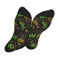 thumbnail image 5 of KLL Carnival Mardi Gras3 Print Cool Socks Men's Women's Crew Socks Funny Crazy Novelty Stockings, 5 of 7