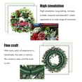 thumbnail image 3 of Bayas De Camión De Navidad Para Puerta Delantera, Corona De Piña De Camión Rojo Artificial, Corona Colgante De Vacaciones Para Decoración De Interiores Y Exteriores Minnieouse HA039180-00, 3 of 6