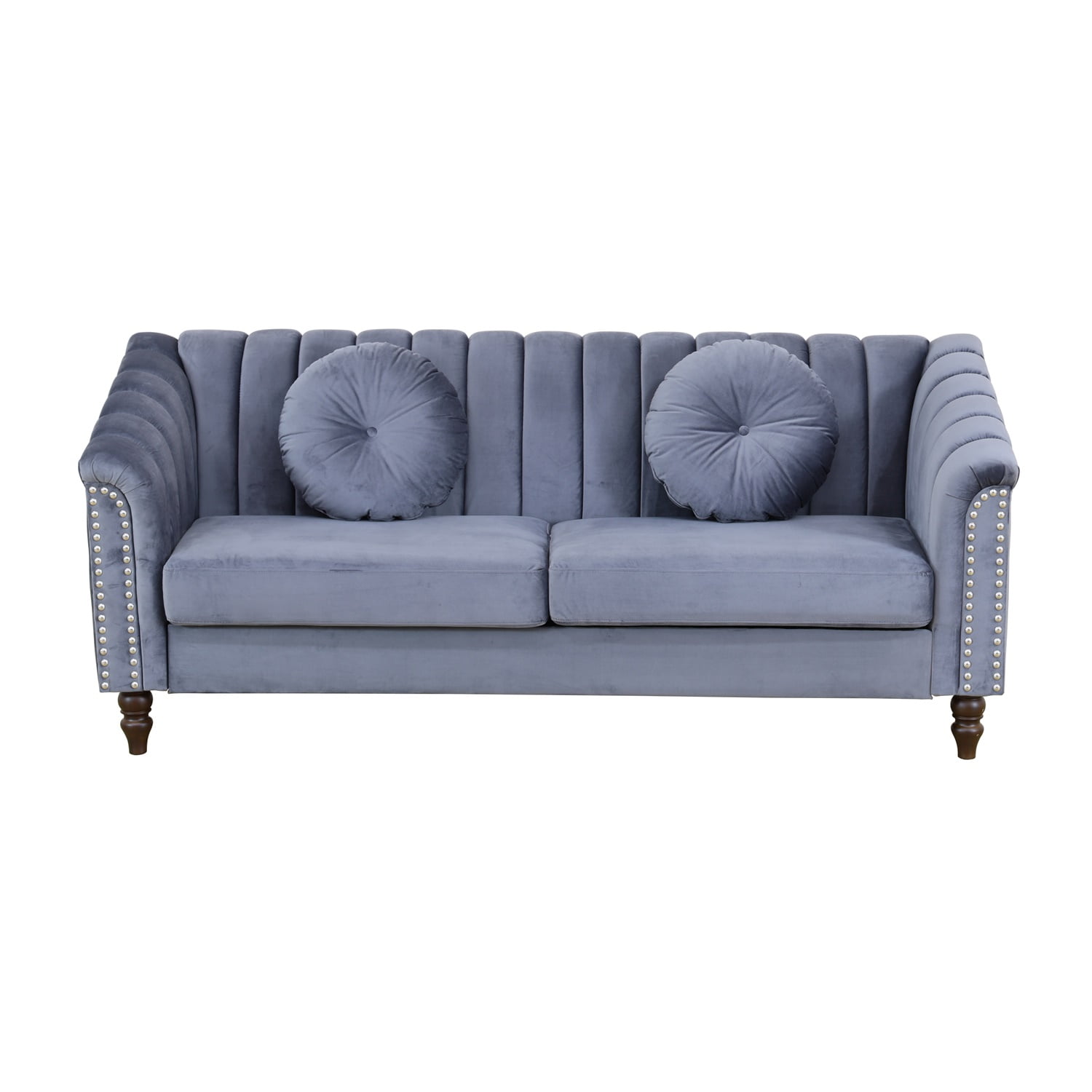 Hommoo Sofa Set,Microfiber 3-Piece Couch Living Room Sofa Set Including 3-Seater Sofa, Loveseat and Single Chair, for Apartment Furniture Set,Grey
