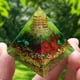 thumbnail image 1 of Pirámide de orgón piedras naturales amatista peridoto cristal generador de energía curativa Hugtrwg Para estrenar, 1 of 8