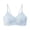 Blue, variant on Cool Comfort Bras for Women, Seamless Wireless No Underwire Full Coverage Bralette, Thin Strap Breathable Everyday T-Shirt Bra