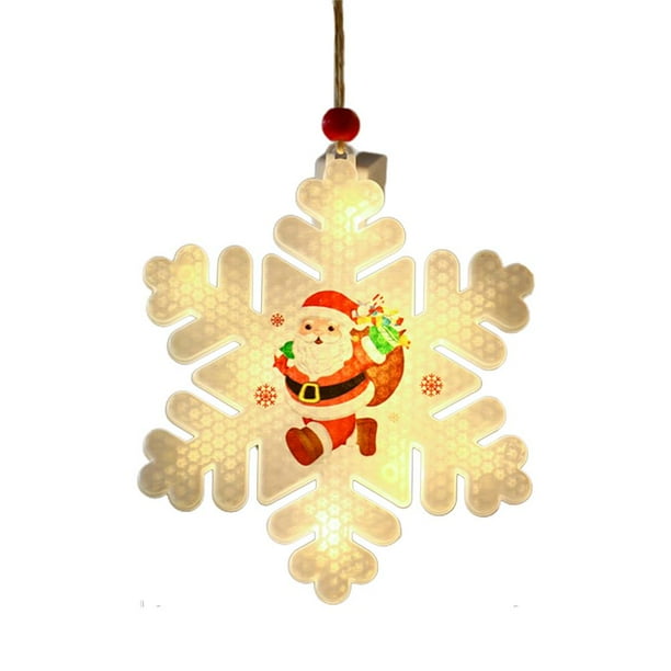 Navidad Luces Colgantes Decoraciones Led Copo De Nieve Estrella Lámpara Decoración De Navidad Regalo Perfecto Para La Familia Speravity HA043370-07