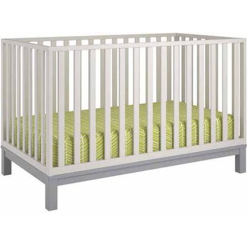 Cosco Leni Crib White And Soft Gray Walmart Com Walmart Com