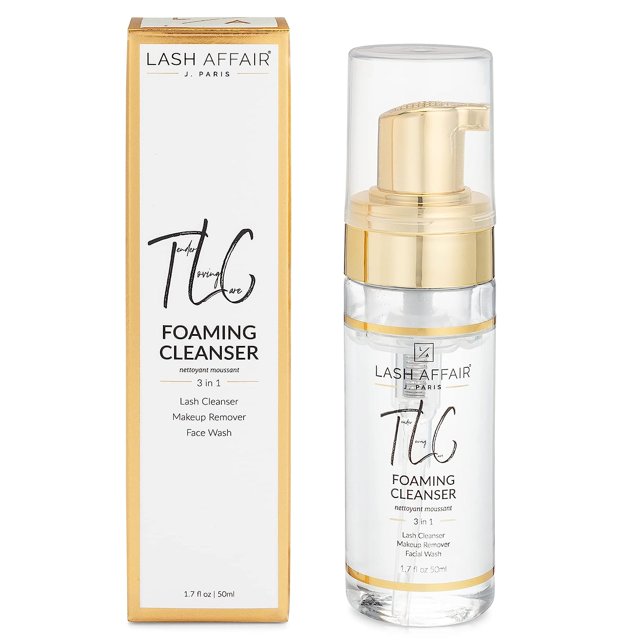 Lash Affair TLC EyeLash Extension Cleanser Foam Face Wash with Tea