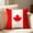Canada, variant on BBilaBu South Korea Flag Throw Pillow Covers,Sports Fans Decorative,for Car Bar Home Sofa Bedroom Decoration(17.71x17.71Inch)