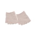 thumbnail image 2 of INSPIRE CHIC Talla Unisex Libre Calcetines de Yoga Sin Talón de Algodón de Media Punta Talla única Sand2-1 Par, 2 of 3
