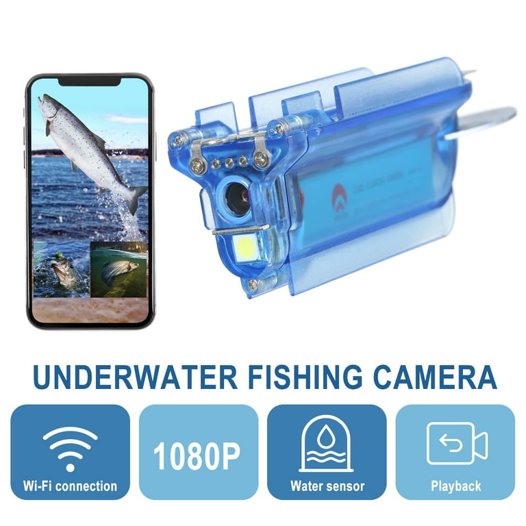 Gofishup Underwater Camera,1080P Wireless Camera Wi-Fi Fish Loop APP Remote  Wireless Fish APP Remote Ice Video Camera Loop Camera - Wireless Ammoon