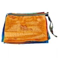 thumbnail image 1 of Banderas de oración Atractiva meditación hecha a mano Seda brillante Patrón transparente Buen brillo 20x34cmX37cm Cola Bandera colgante, 1 of 8