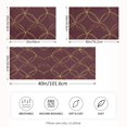 thumbnail image 2 of Yayeee Pillowcase Standard Size Set of 2 Satin Wrinkle Resistant Pillow Case, Circular Gold Pattern, 2 of 8