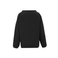 thumbnail image 4 of Women's Oversized Cowl Neck Sweatshirt, Long Sleeve Loose Fit Pullover Top with Soft Comfort Fabric for Commute Wear, Daily Casual Outfits and Four Season Comfort Black L, 4 of 5