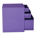 thumbnail image 6 of Scranton & Co 22" Modern Metal Pencil Box Storage File Cabinet in Purple, 6 of 8