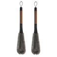 thumbnail image 1 of 2-in-1 Brushes,Multi-Functional Soft Bristle Cleaning Brush,Portable Was Scrubber Long Handle,Non-Scratch with, 1 of 8
