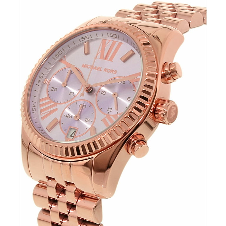 MICHAEL KORS ゴールド クロノグラフ腕時計 MK6207 Michael Kors Women's MK6207 Rose Gold Stainless-Steel Quartz Watch