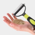 thumbnail image 3 of Dog Brush For Long Haired Dogs Undercoat Rake for Dogs & Cats, Extra-Wide Dog Grooming Brush & Deshedder Comb for Long Hair, 3 of 6