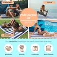 thumbnail image 6 of Beartech 4 Pieces Beach Towel Set,30x60 inches Striped Beach Towels Soft Camping Travel Towels, Lightweight Quick Dry Pool Towels for Beach Shower Towels Swim Towels Absorbent for Adults, 6 of 10