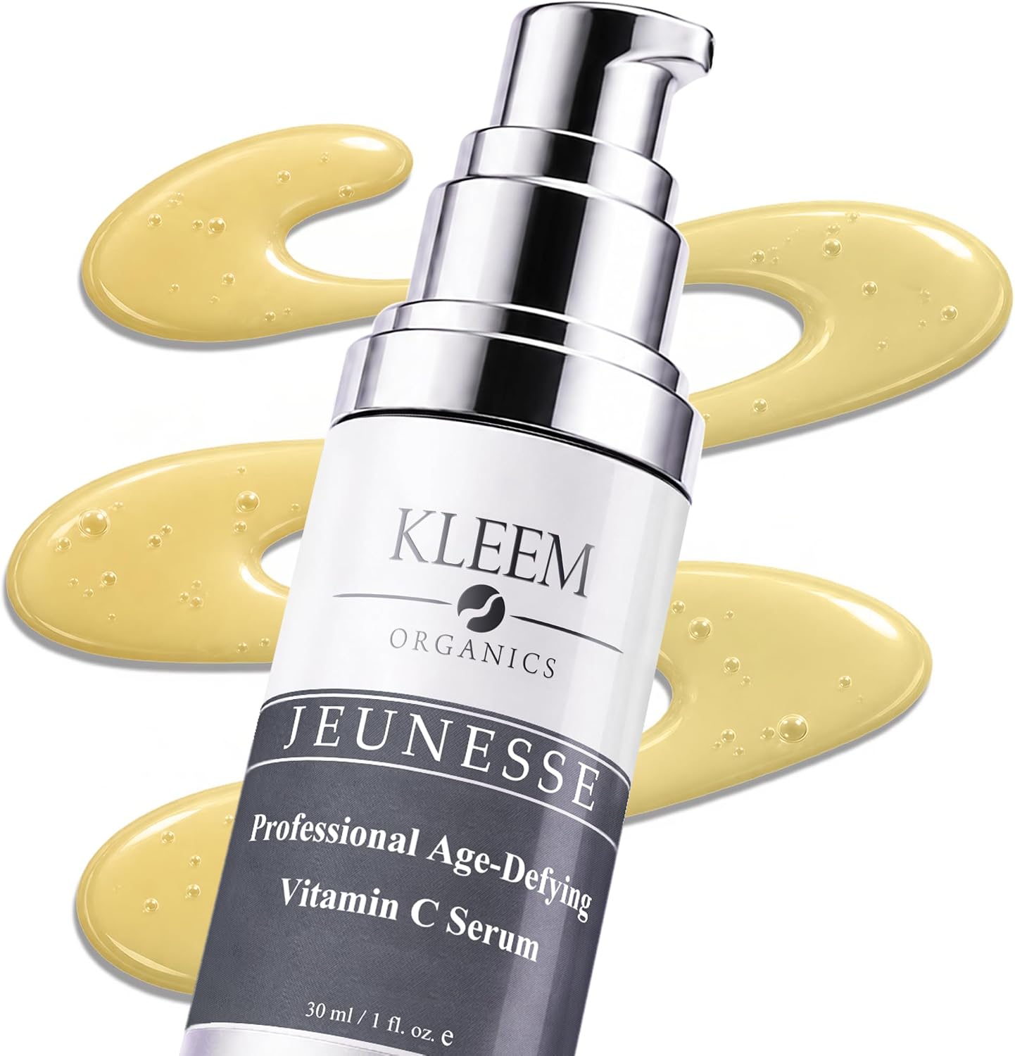 Kleem Organics Vitamin C Serum with Hyaluronic Acid, 1 oz photo 1