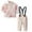 3-Pink, variant on lkfuzj Baby Boys Gentleman Outfits Stripe Long Sleeve Shirt Suspender Pants Bow Tie Overalls Clothes Sets Infant Gentleman Suspender Overall 2024 Fall Winter Outfits Dark Blue
