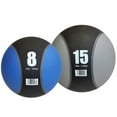 thumbnail image 4 of Ensemble de ballons médicinaux en caoutchouc Iron Body Fitness Deluxe, 8 lb et 15 lb, 4 of 7