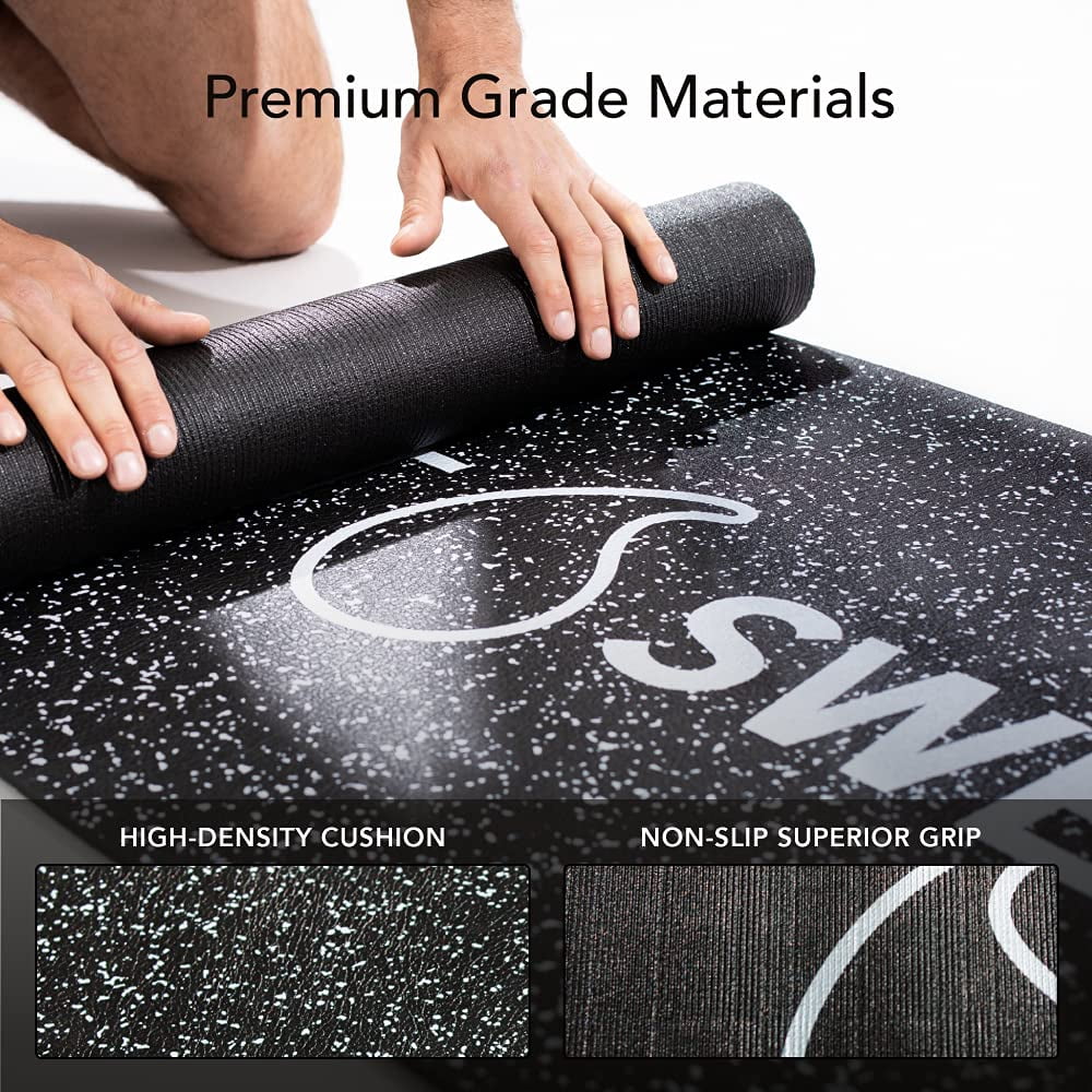 Sweet Sweat Yoga Mat - W/ Yoga Mat Carrier Strap (72"L x 24"W)