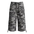 thumbnail image 5 of Women Y2K Cargo Jean Shorts Camo Cargo Shorts Y2k Baggy Long Jorts Low Rise Baggy Denim Shorts for Women (Green L), 5 of 5
