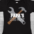 thumbnail image 4 of Inktastic Papa Little Helper Boys Baby Bodysuit, 4 of 5
