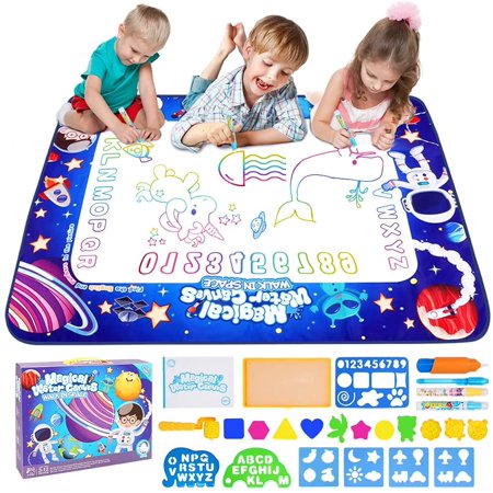 Kids Aqua Magic Doodle Mat Drawing Writing Board Toy for Kids Toddle ...