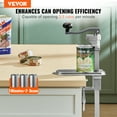 thumbnail image 2 of VEVOR Manual Can Opener, Sturdy Table-Mounted Opener for Big Cans, Durable with Stand, Height-Adjustable Professional Bottle Opener, Suitable for Cans Up to 15.7" High, Ideal for Restaurants, Hotel, 2 of 9