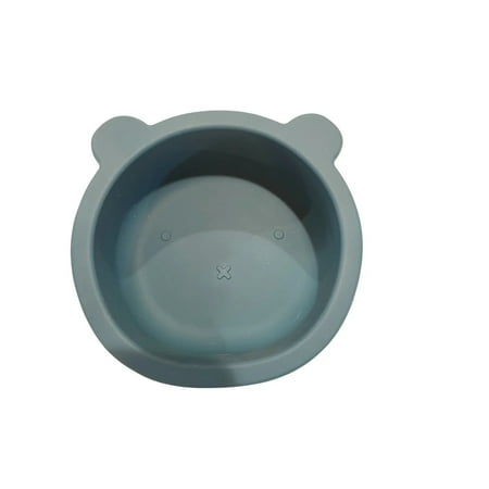 

Skogsbarn Silicone Baby and Kids Bear Bowl- Ocean Deep Teal